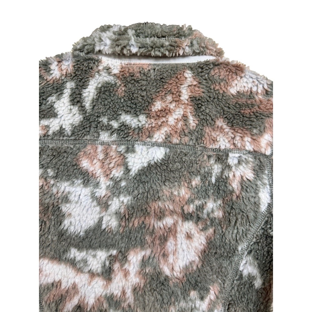 Patagonia Classic Retro-X Fleece Jacket Snow Pine‎ Garden Green Women's Small - Picture 4 of 10